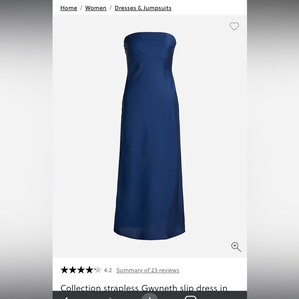 Jcrew Silk Dress